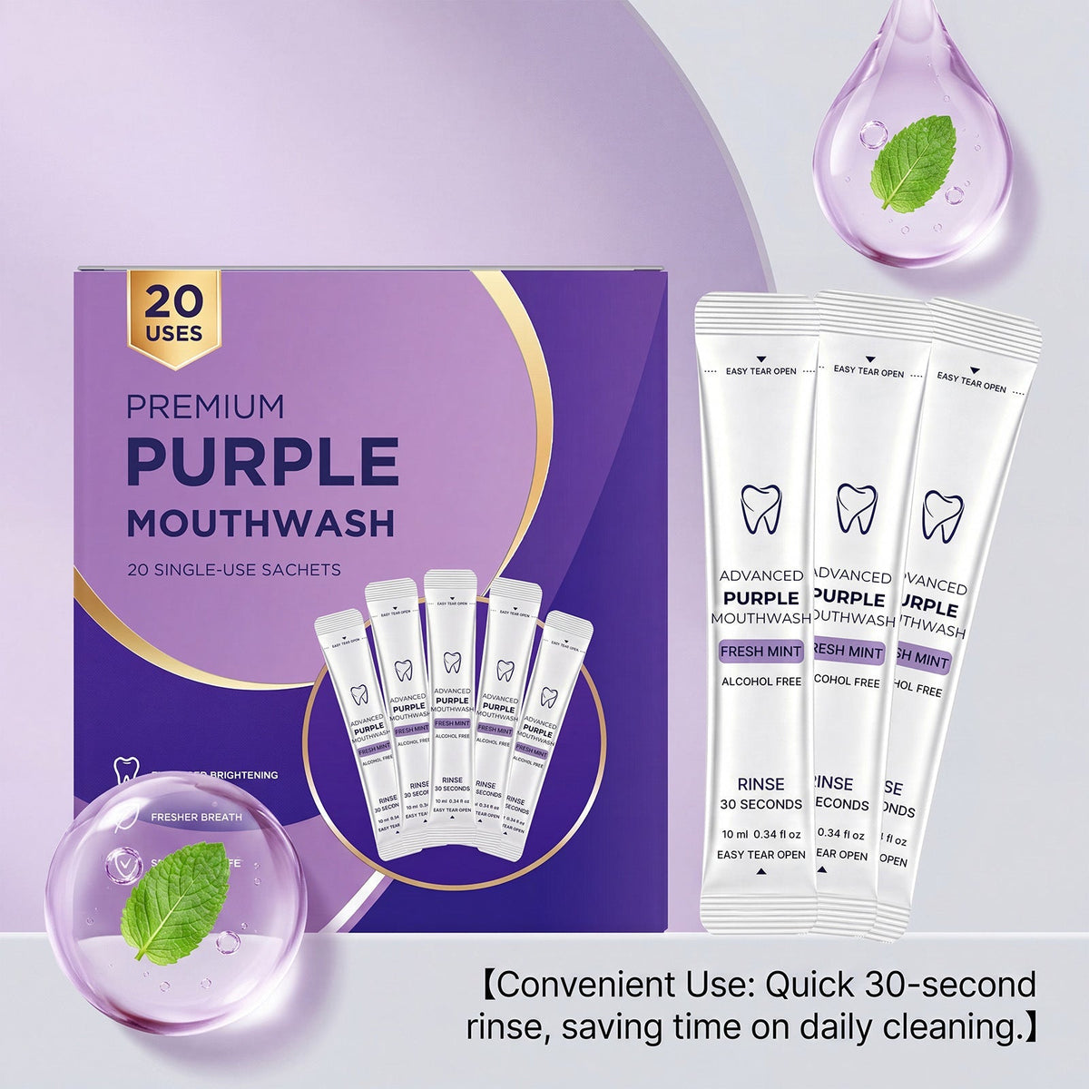 Purple Mouthwash  Color Correct Your Smile