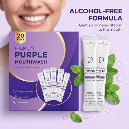 Purple Mouthwash  Color Correct Your Smile