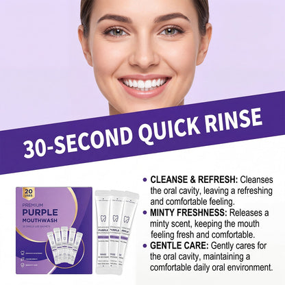 Purple Mouthwash  Color Correct Your Smile