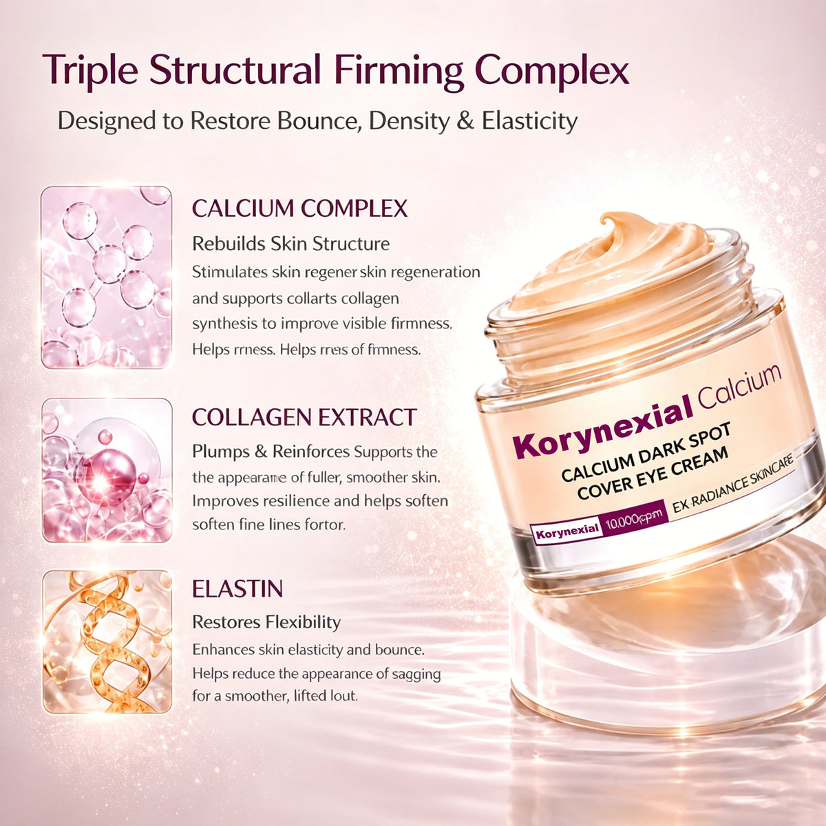 🔥LAST DAY 50% OFF|Korynexial Korean Calcium Dark Spot Eye Cream