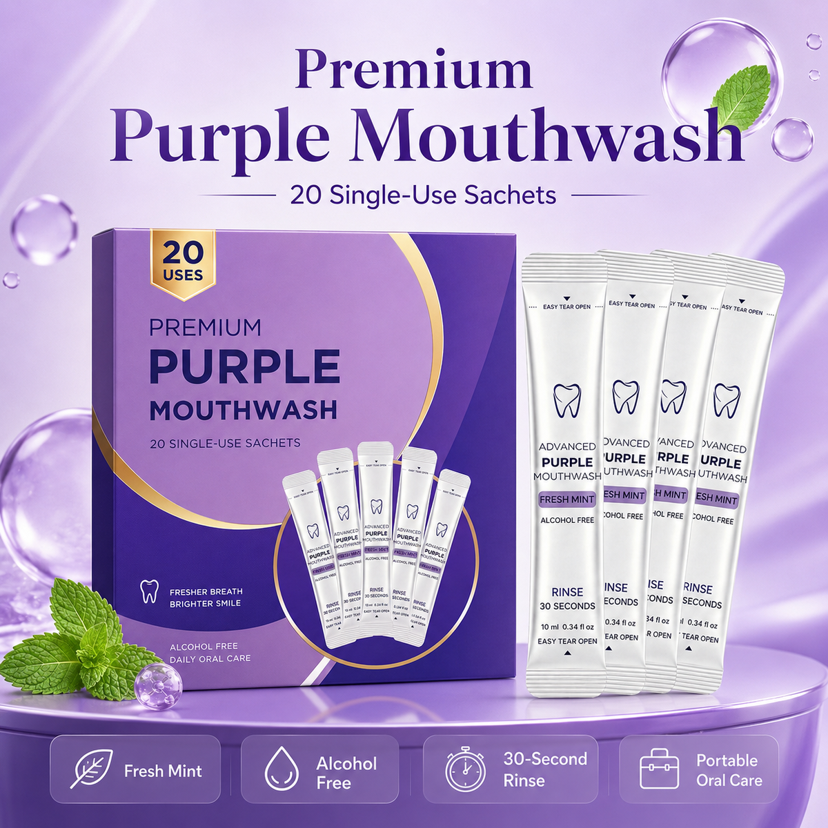 Purple Mouthwash  Color Correct Your Smile