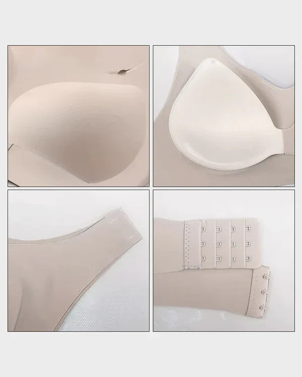 LAST DAY PROMOTION - 50% OFF Front Closure Cross-Back Wireless Posture Bra